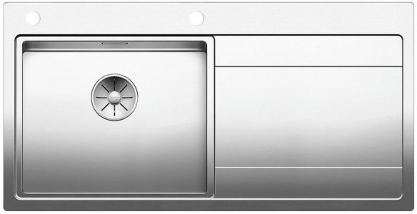 Kuchynský drez BLANCO DIVON II 5 S-IF[521659] - Hodvábny lesk - vanička vľavo